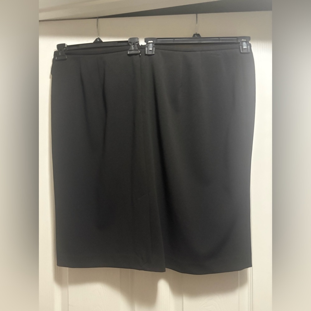 Calvin Klein Business Suit Skirt-NWT-Knee Length-Black-Size 22W Plus Size